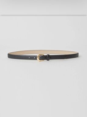 B-Low the Belt Kennedy Mini Leather Belt Black Gold - Medium